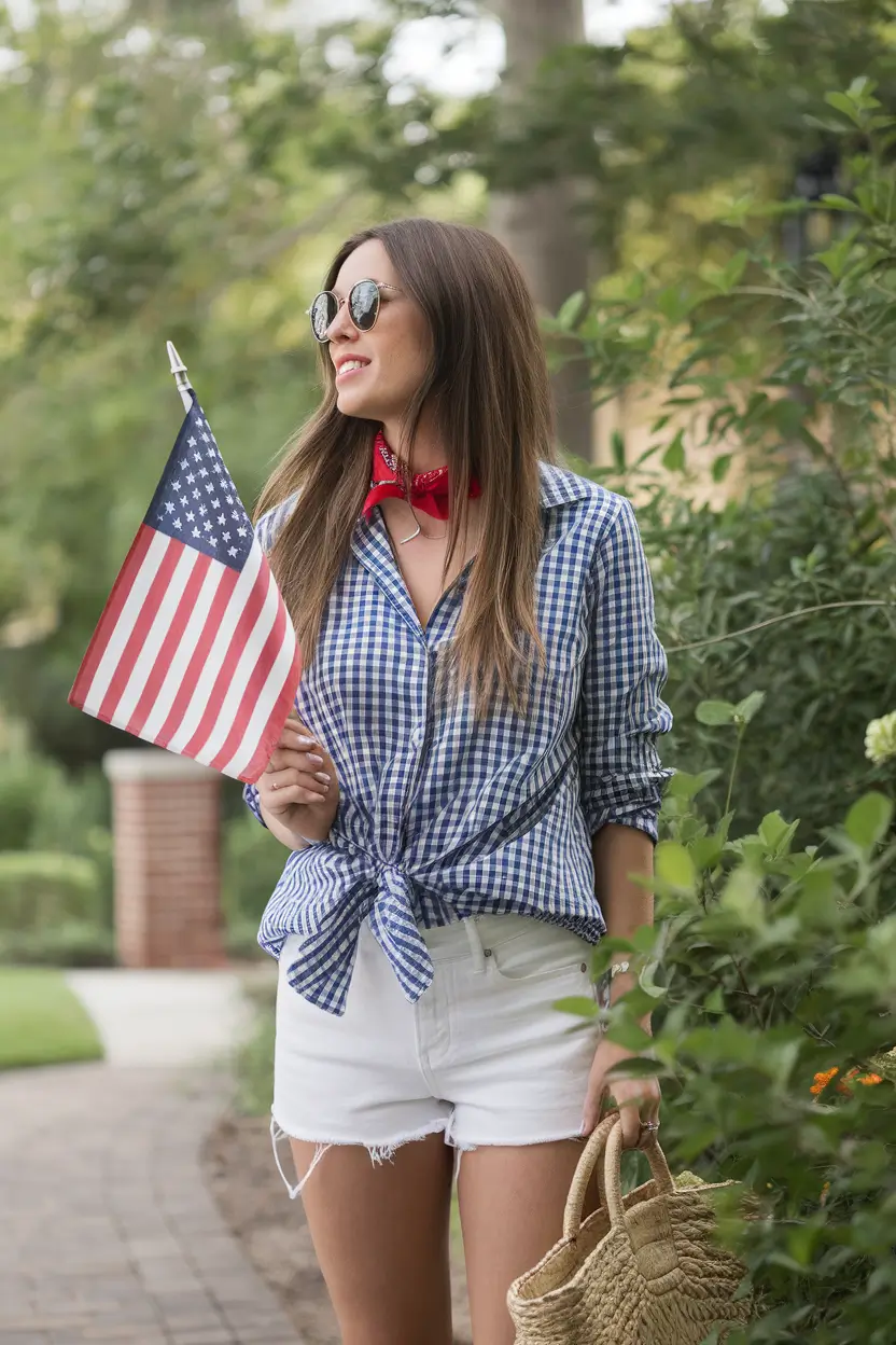 4th of July 2025 Outfits That Sparkle - Retro Americana With Gingham and Sass