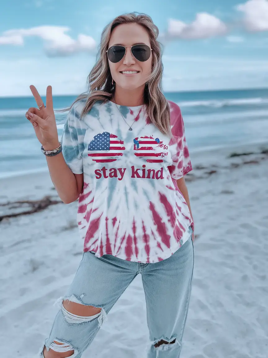 4th of July 2025 Outfits That Sparkle - Stay-Kind Tie-Dye With Chill-Girl Energy