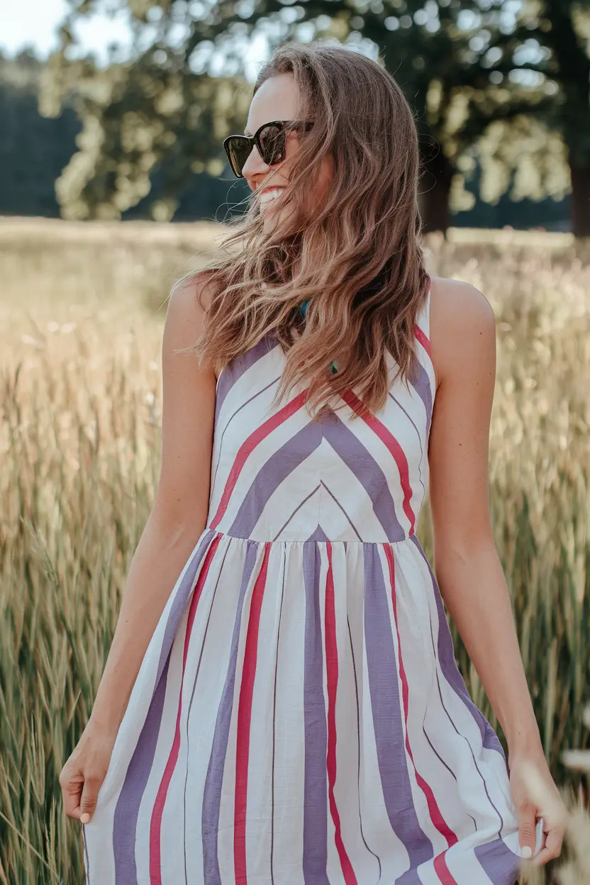 4th of july dresses ideas 2025-Playful Pastels with Retro Energy