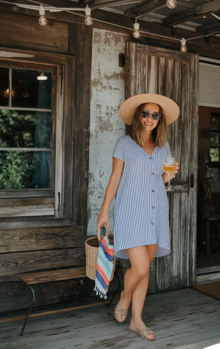 4th of july dresses ideas 2025-Easy Stripes for a Front Porch Toast