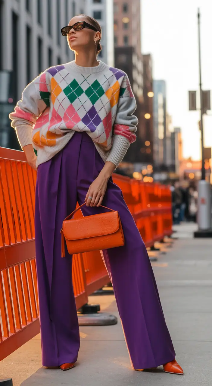 Trendy August Outfit Ideas in 2025 Playful Color-Block Power Moves
