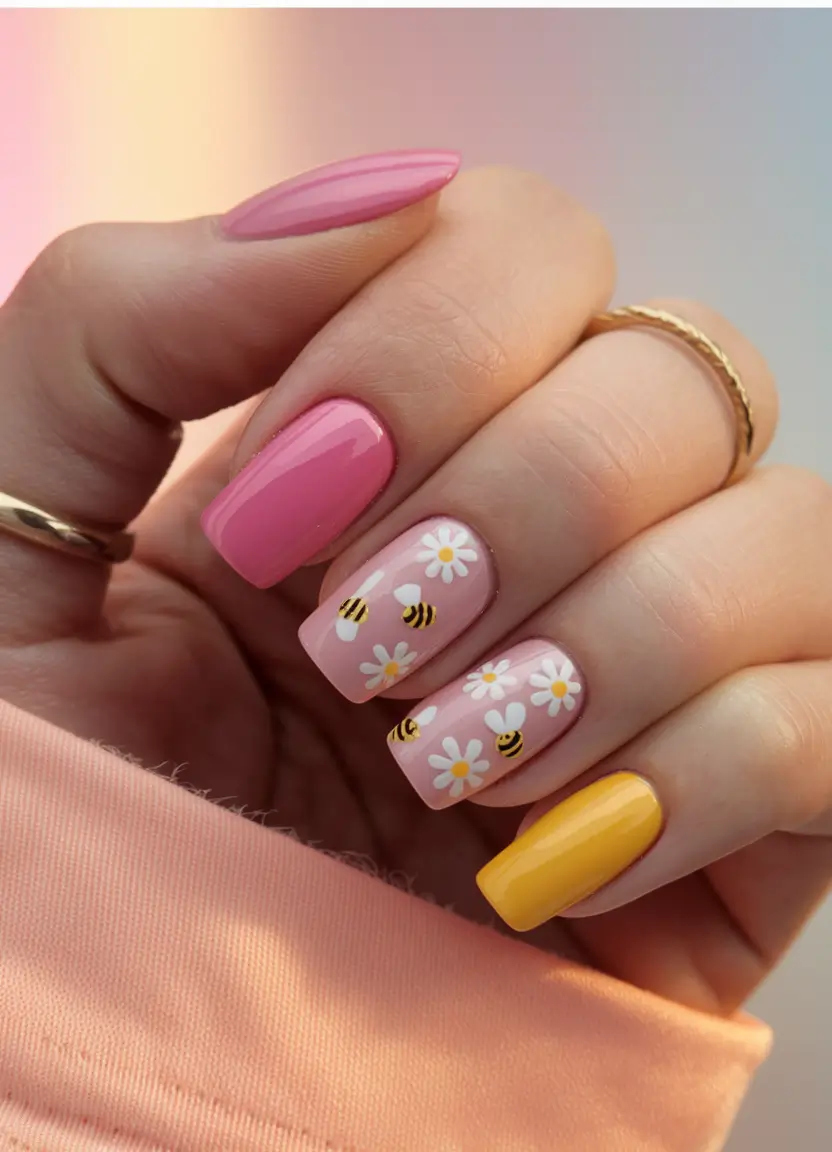 back to school nails 2025 Daisy and Bee for the Daydreamer