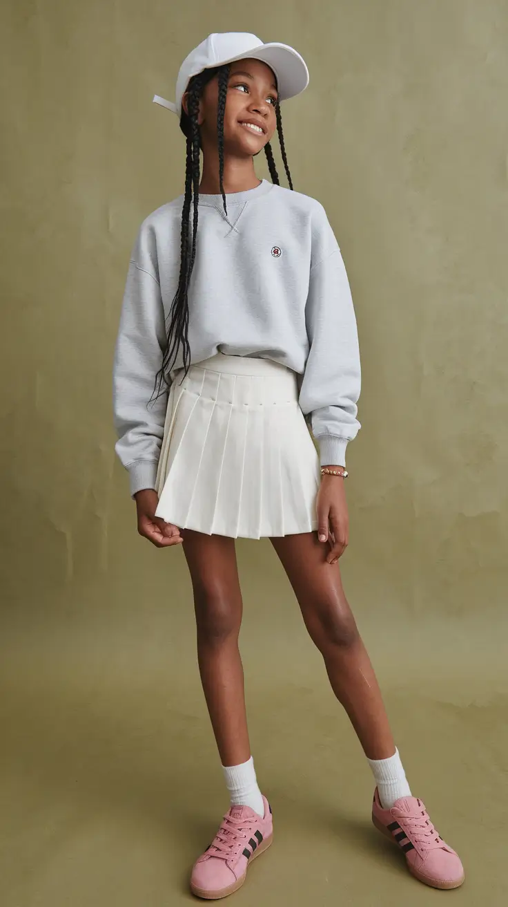 back to school outfits 2025 Playground Preppy With a Sporty Twist