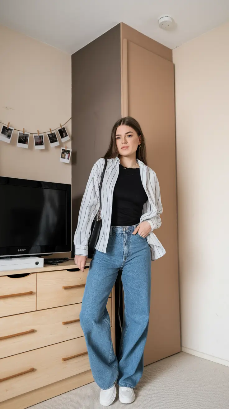 back to school outfits 2025 Laid-Back Stripes for Easygoing Days