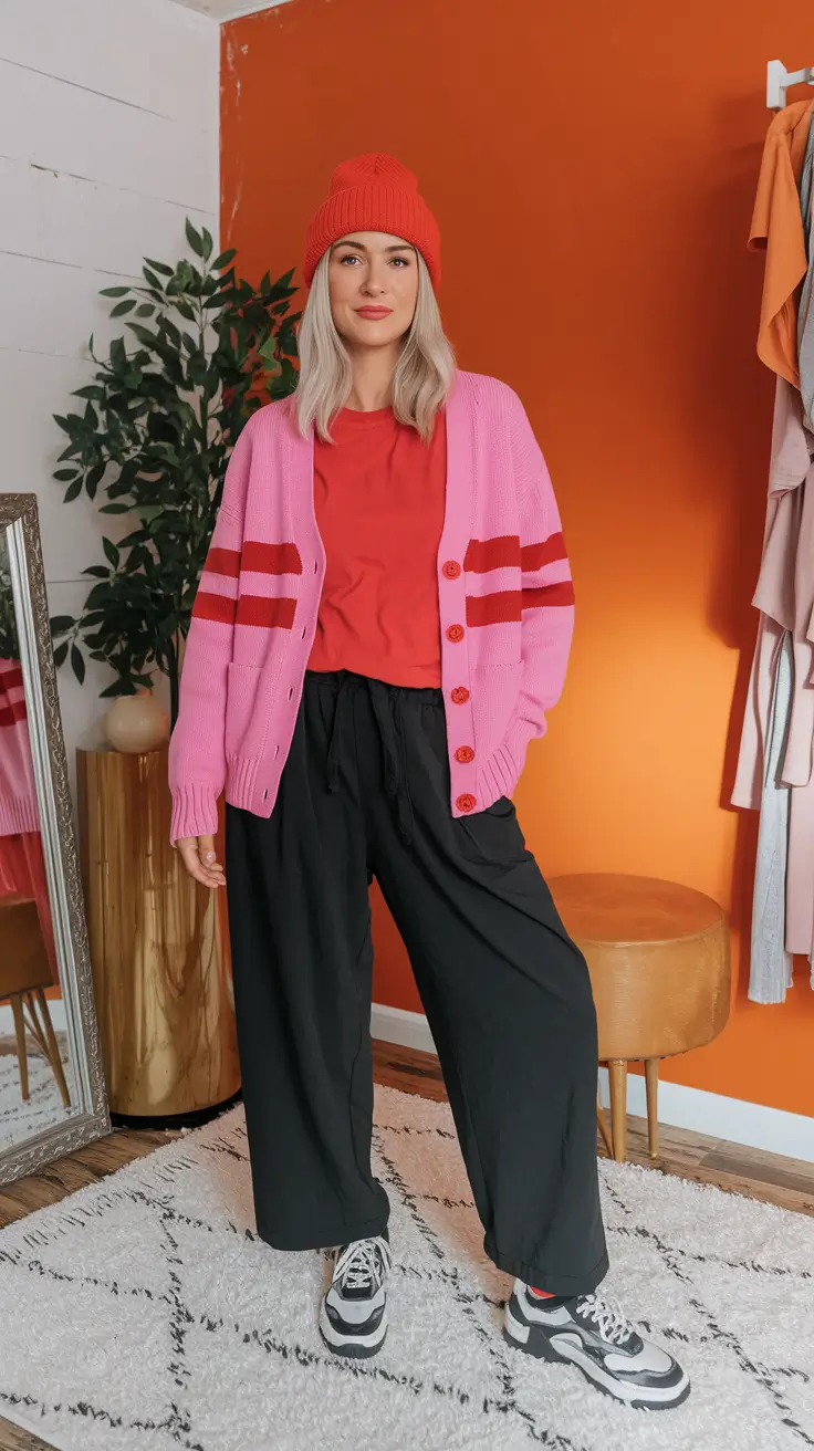 back to school outfits 2025 Color Clash Cool and Confident