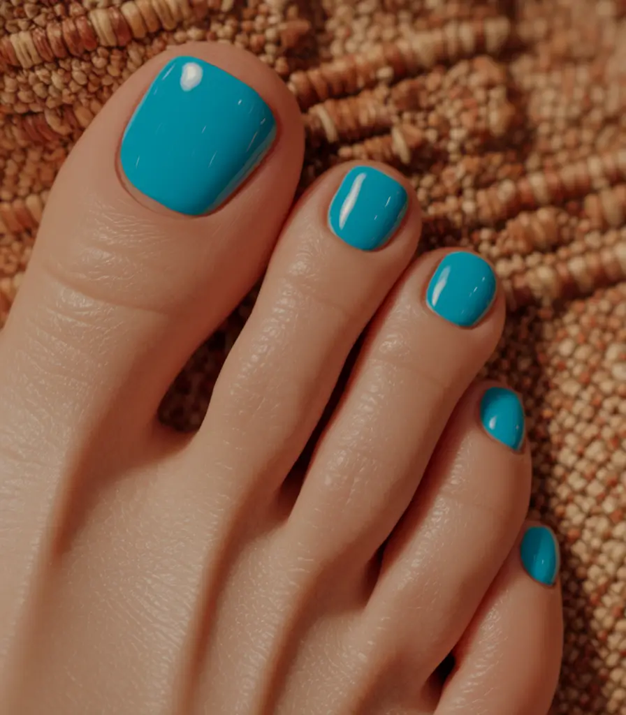 Beach Toe Nails That Shine in 2025 Turquoise Waters Escape