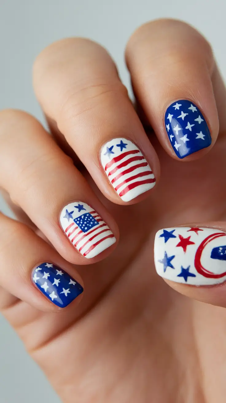 Best July Nail Colors for 2025 Stars, Stripes & Statement Nails