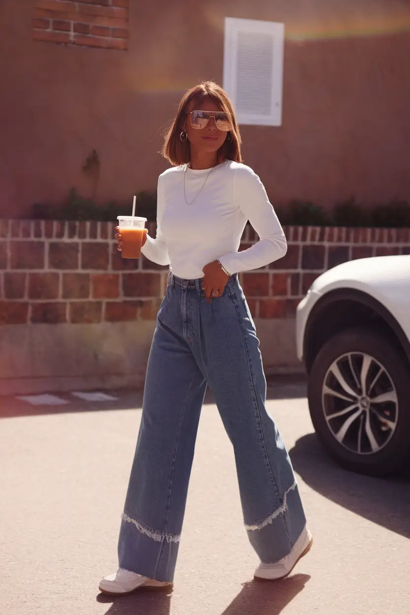 Easy fall outfits for busy moms – ideas for 2025 Sporty-Chic Energy with a Touch of Street Style