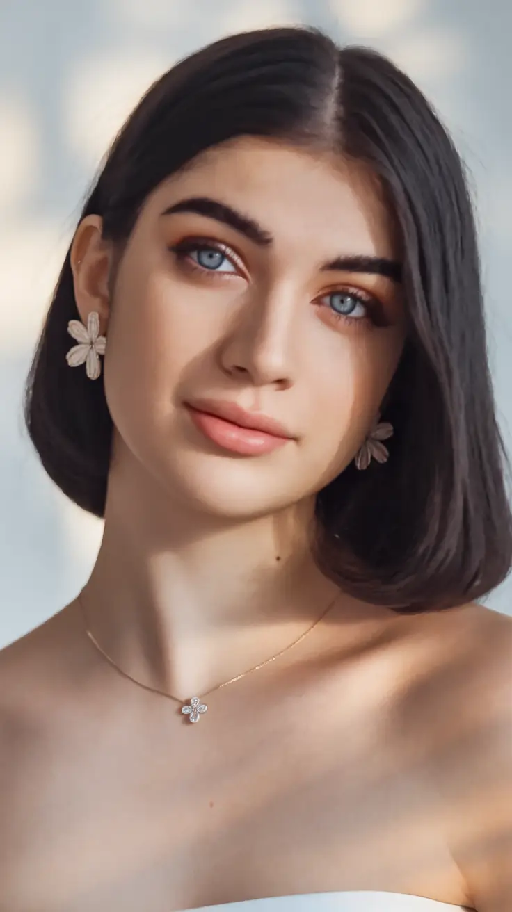 end of summer hairstyles ideas 2025+Chic Short Bob with Gloss Finish