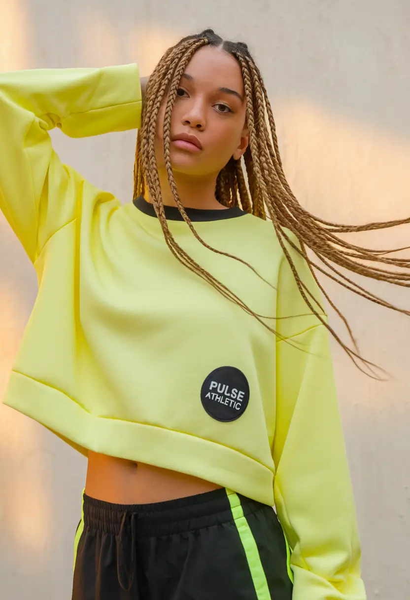 end of summer outfits+Neon Sporty Spice: Athleisure with Attitude