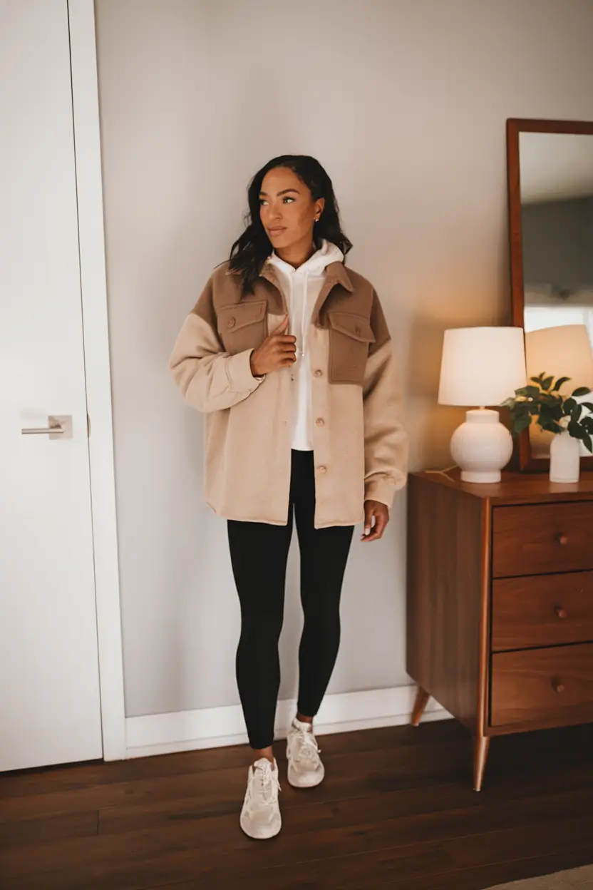 Fall 2025 casual outfits for women over 30 Everyday Neutrals With Athletic Ease