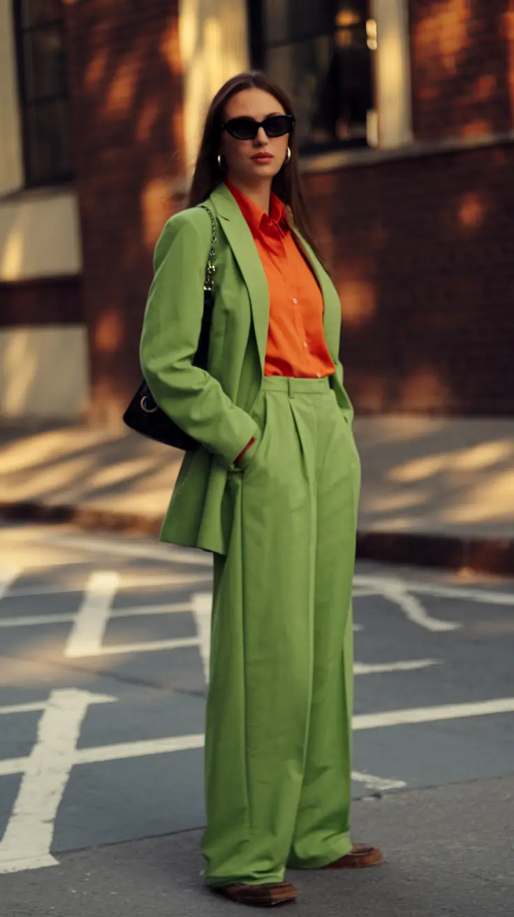 Fall 2025 casual outfits for women over 30 Bold Suiting, But Make It Autumn