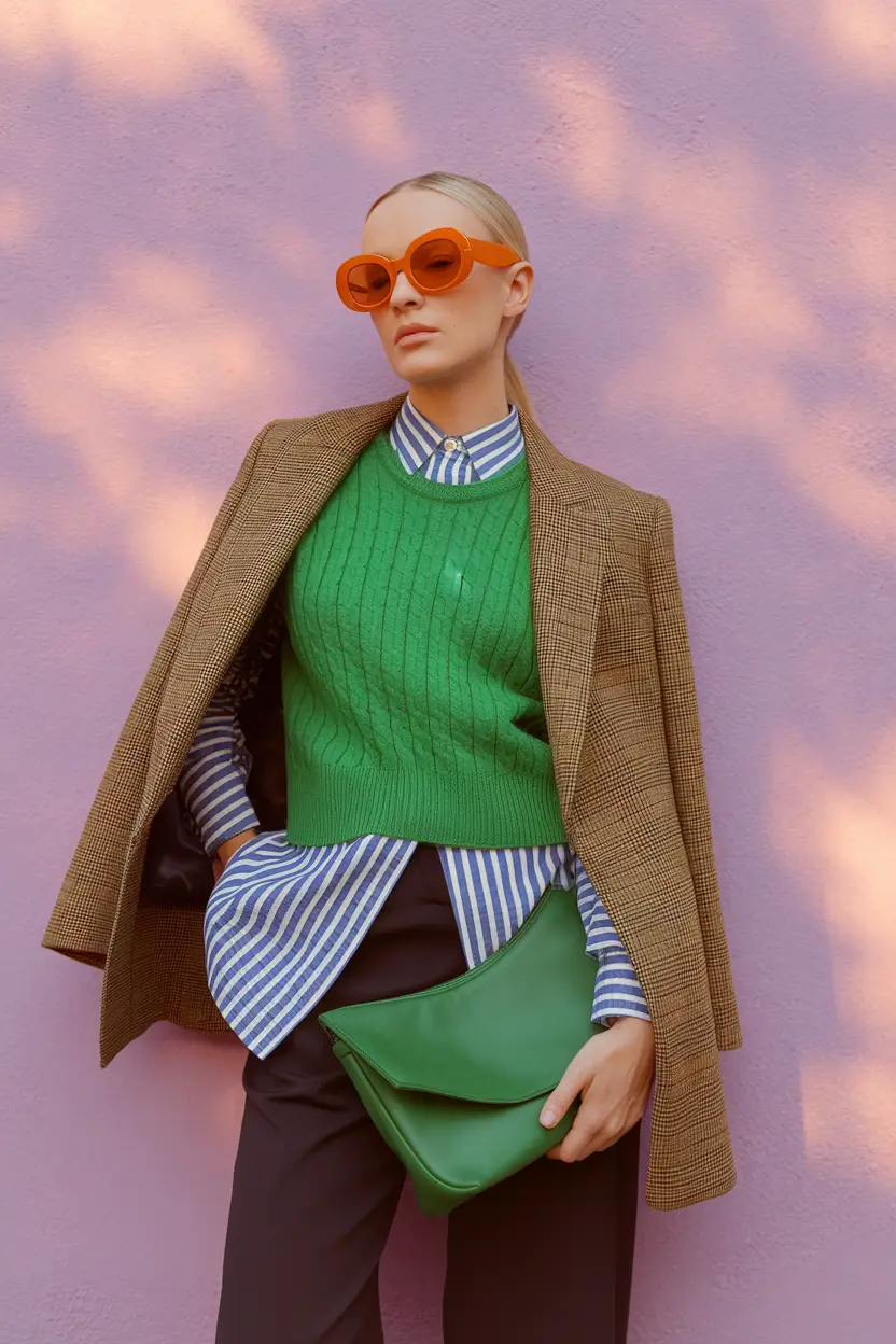 Fall 2025 Fashion Inspiration for Stylish Women Smart Layering With a Punch of Prep