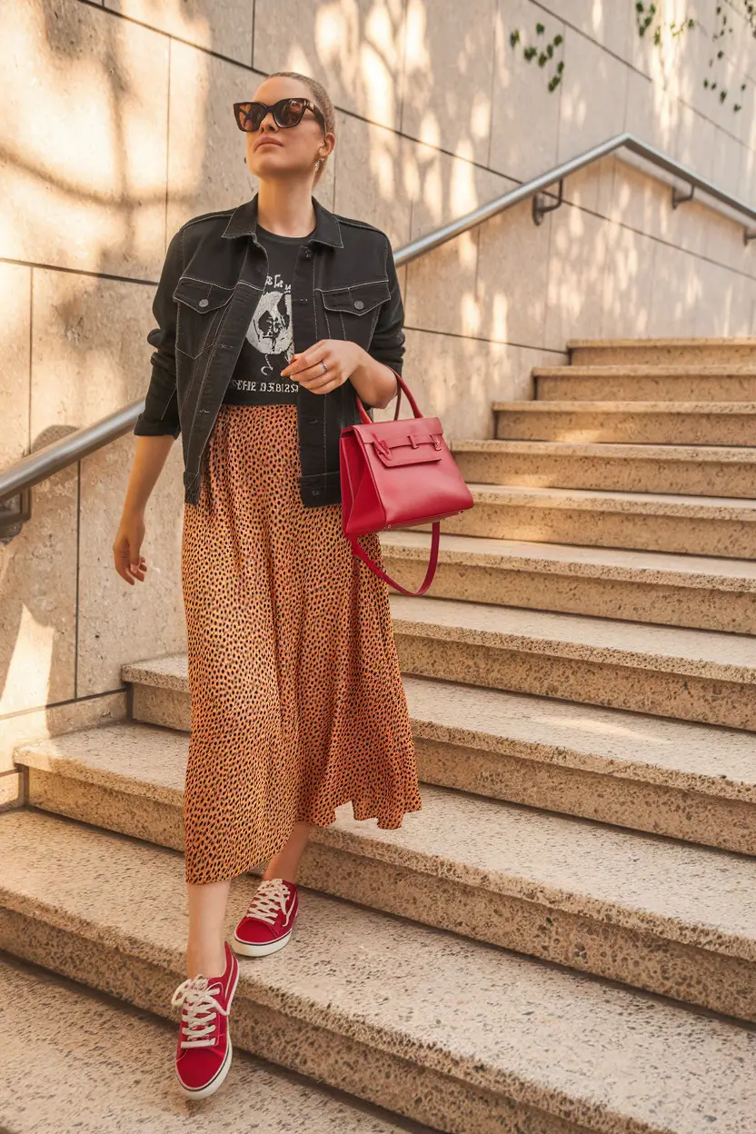 Fall 2025 Fashion Inspiration for Stylish Women Urban Rebel in Soft Punk Layers