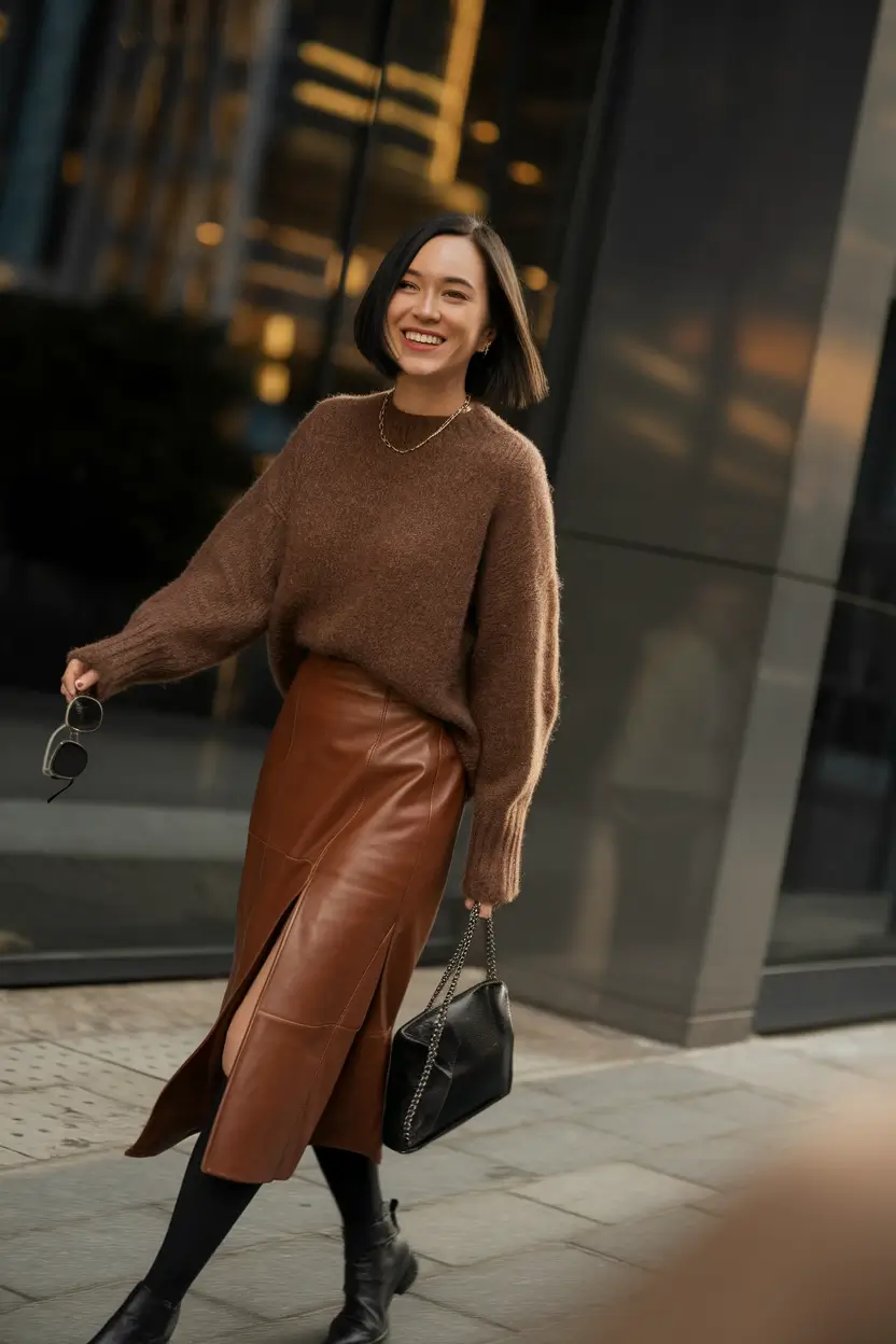 Fall 2025 Fashion Inspiration for Stylish Women Refined Texture Meets Urban Cool