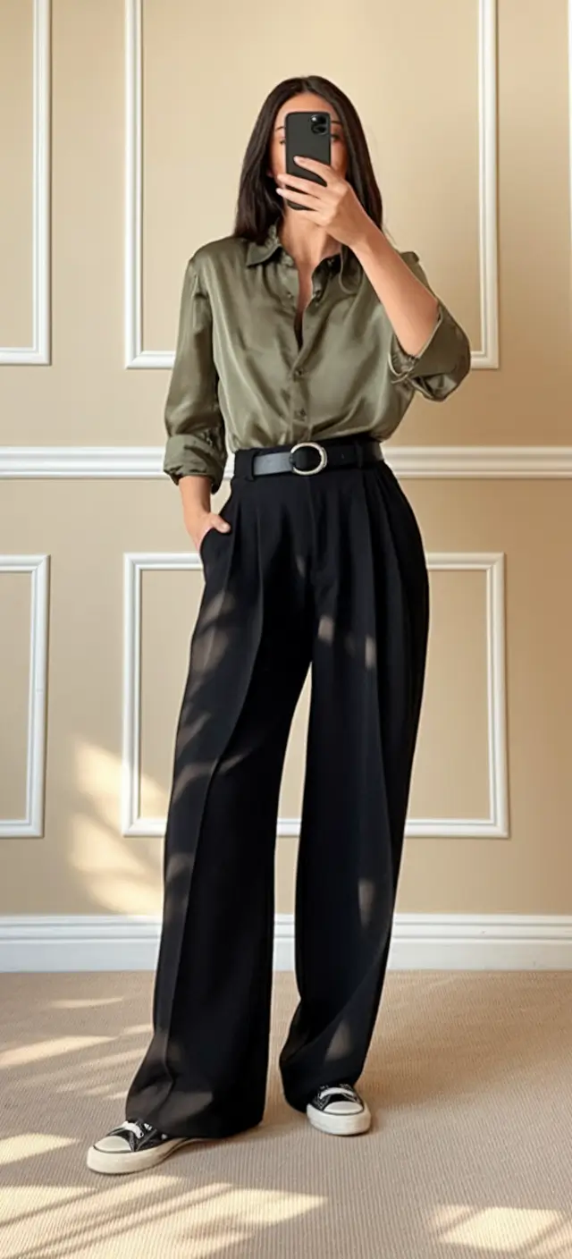fall birthday outfits ideas 2025 Effortless Polished Power with a Relaxed Fit