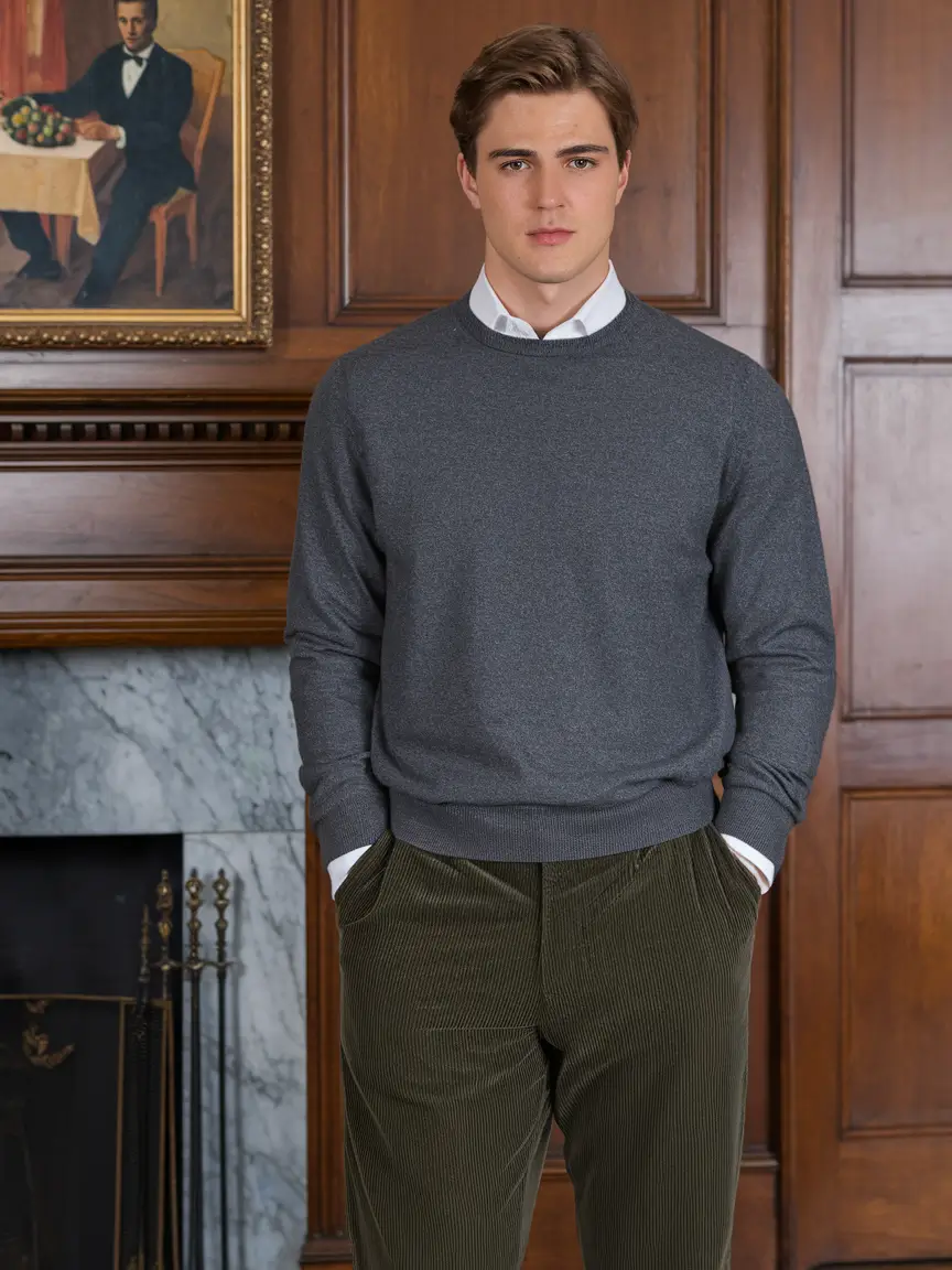 fall business casual outfits for men 2025 Corduroy Revival With Classic Intentions
