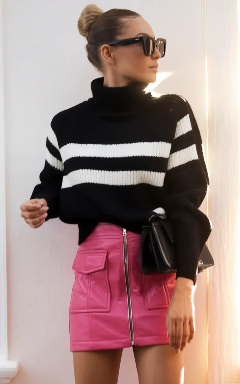 fall capsule wardrobe Playful Power in Parisian Contrast