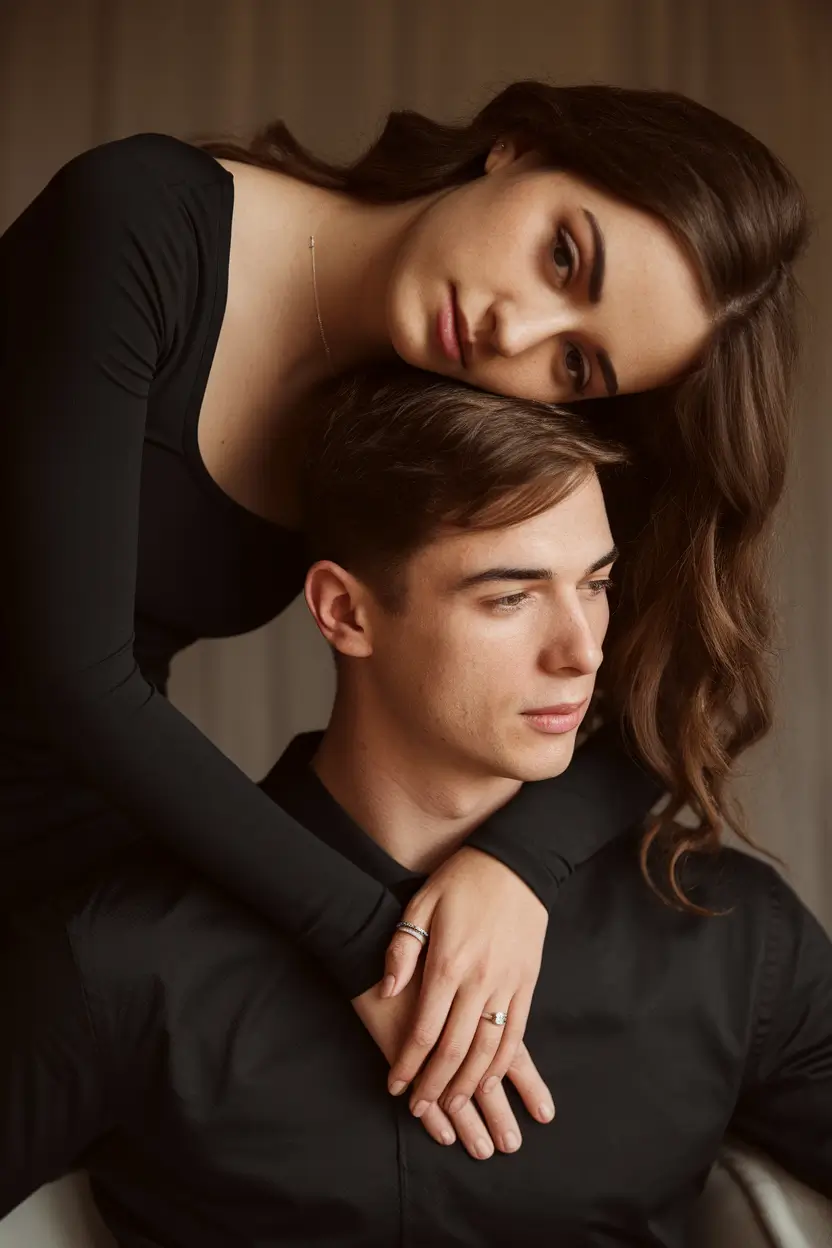 fall family pictures outfits ideas 2025 Monochrome Black for Modern Romance