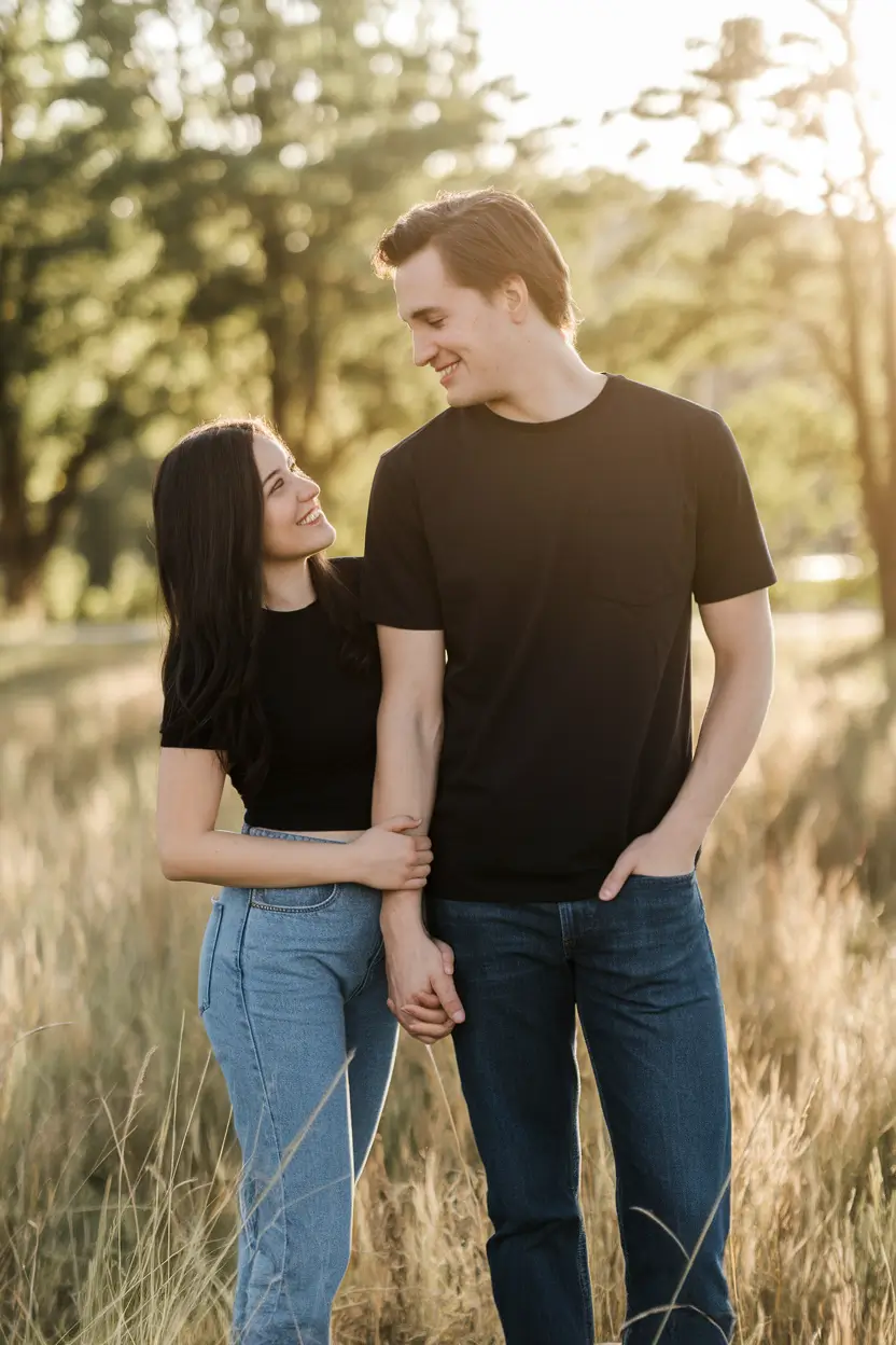 fall family pictures outfits ideas 2025 Modern Simplicity with Classic Denim and Black