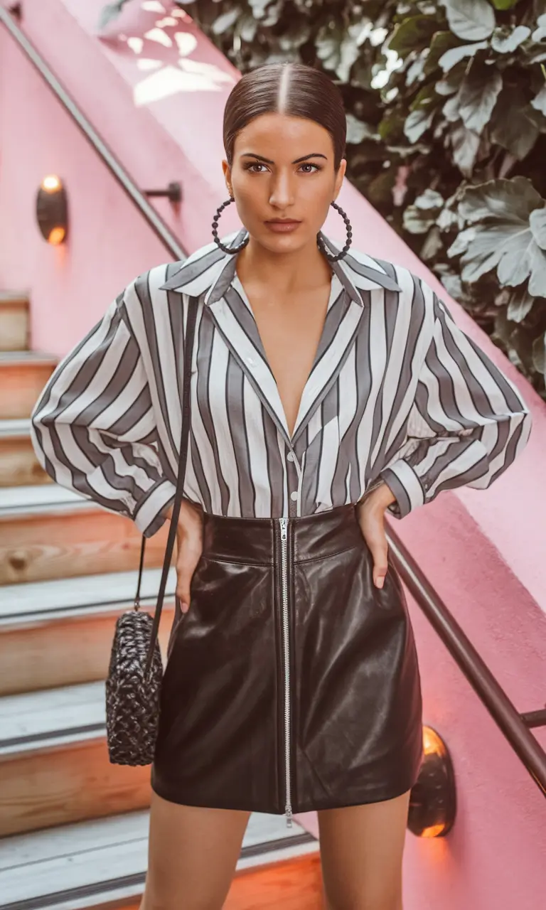 Fall outfits ideas for a fashionable 2025 lookbook+Edgy Business, but Make It Fun