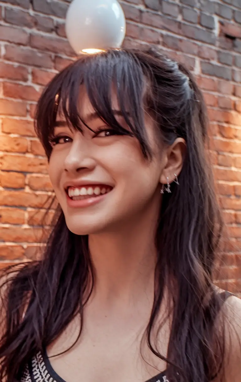 first day of school hairstyles 2025 Half-Up Bangs with Tousled Texture