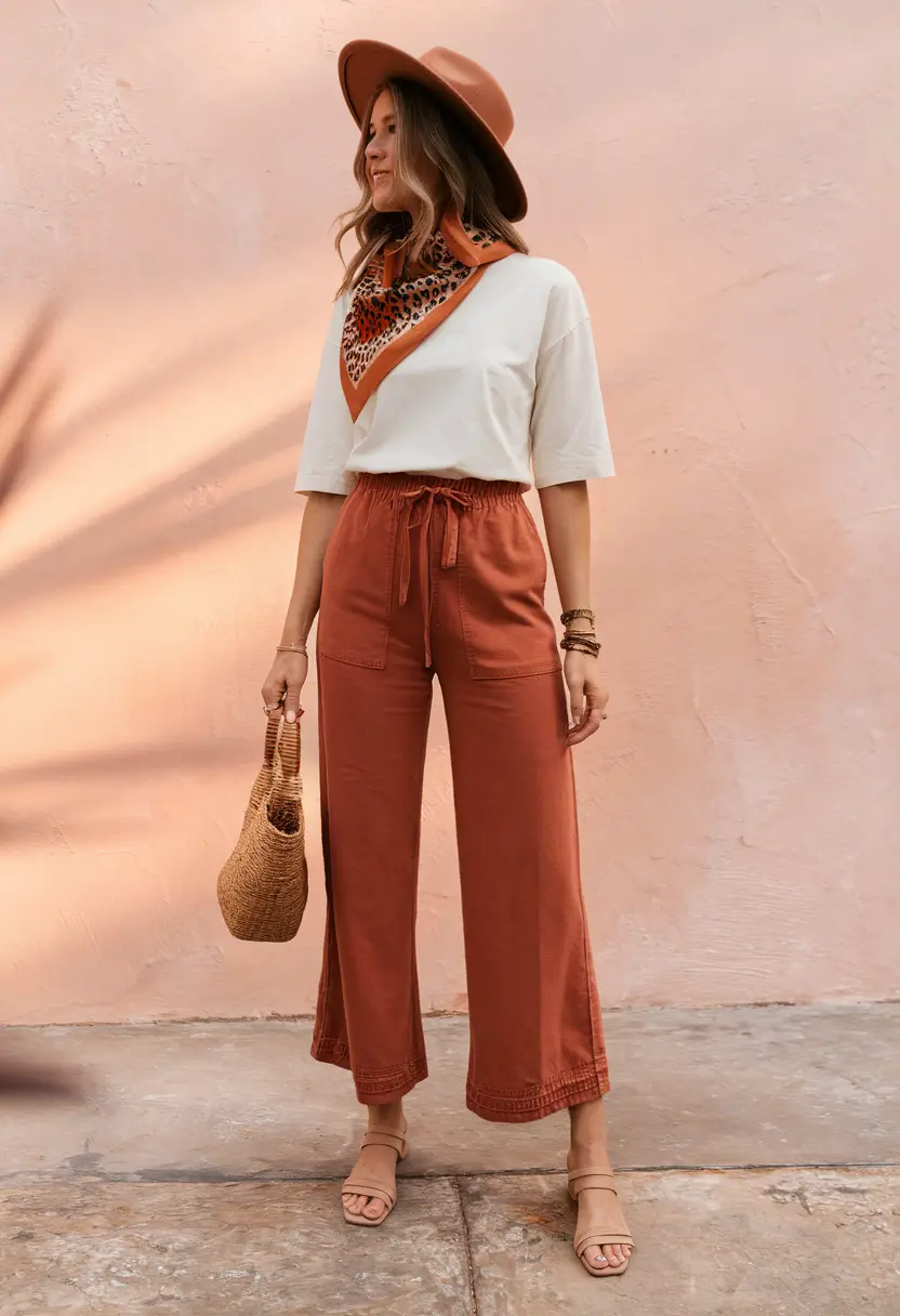 How to style summer-to-fall transitional outfits in 2025 Rust Tones and Western Touches