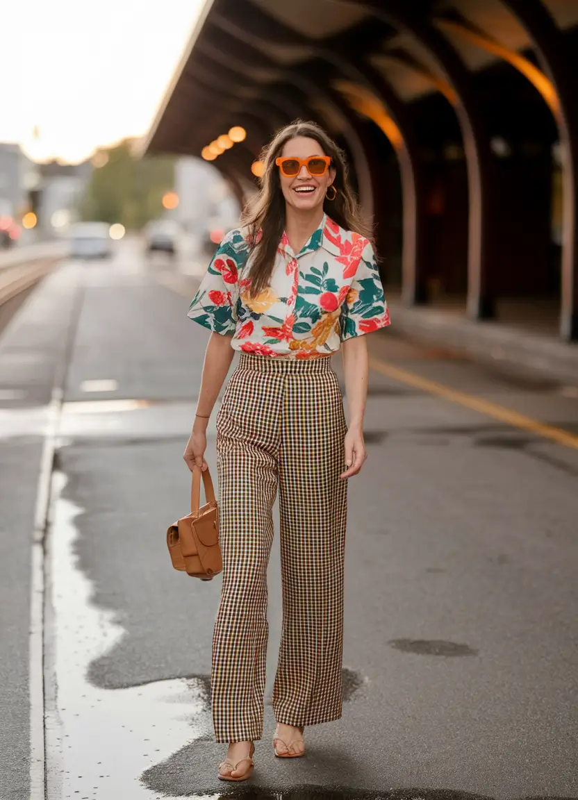 How to style summer-to-fall transitional outfits in 2025 Print Mixing and Playful Warmth