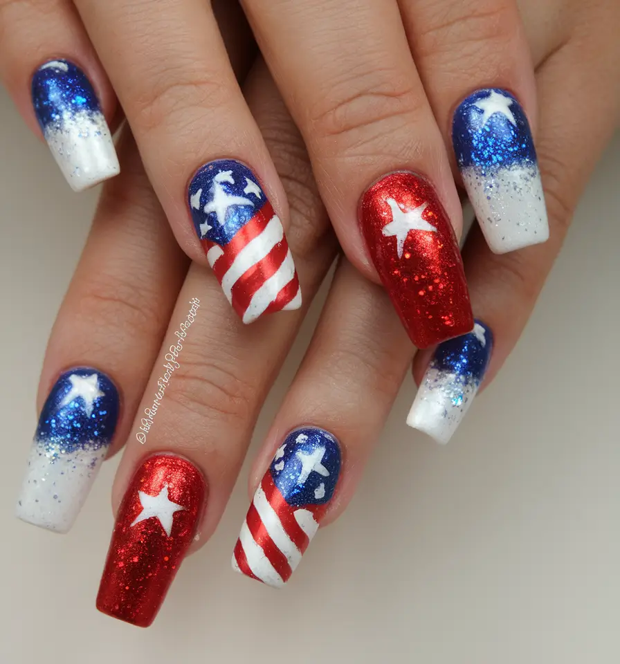 July 4th 2025 Nails You’ll Obsess Over: The Best Short & Classy Holiday Designs