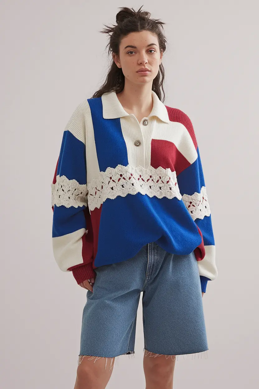 labor day outfits 2025 Patchwork Americana with Cozy Vibes