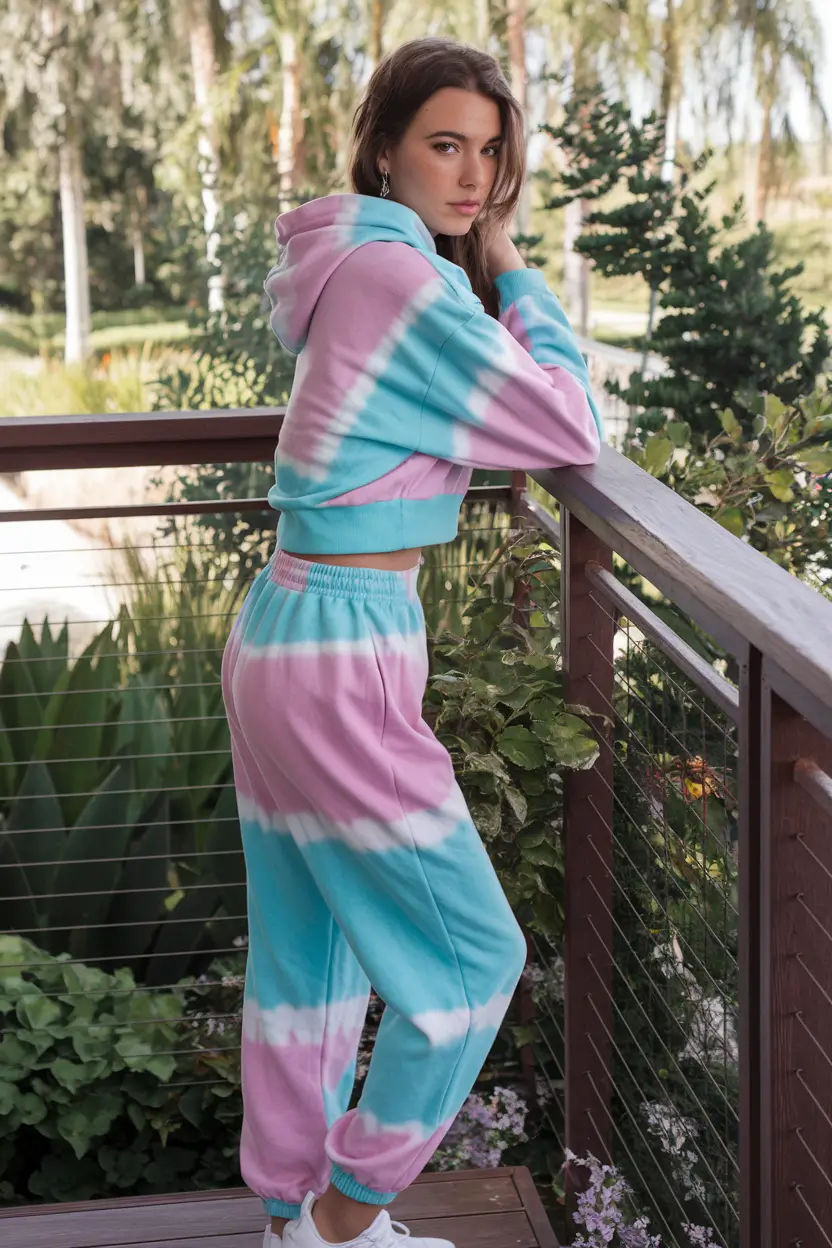 labor day outfits 2025 Tie-Dye Lounge and Chill Energy