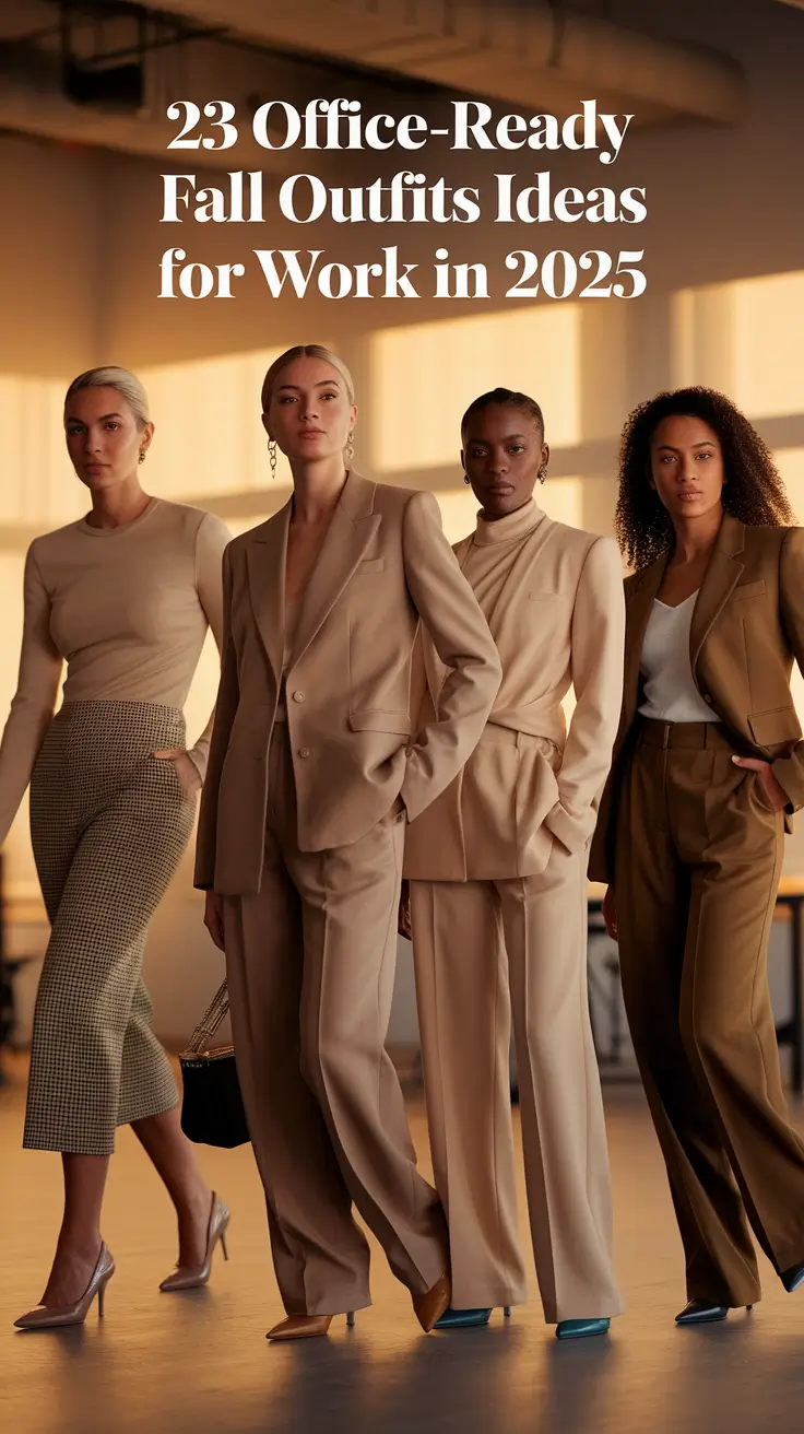 Office-Ready Fall Outfits Ideas for Work in 2025: Chic, Casual & Professional Looks for Every Body Type