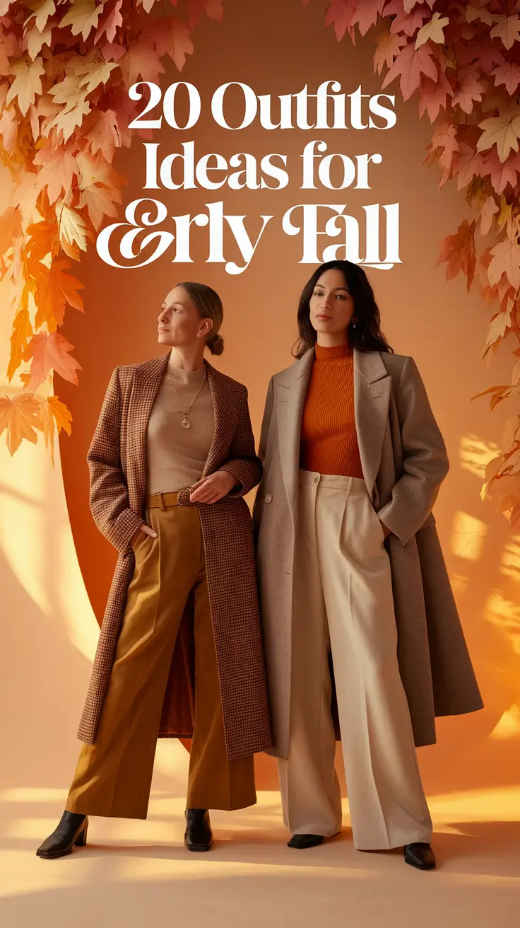 Outfits Ideas for Early Fall 2025: European-Chic Looks for Late-Summer Days & Work-to-Dinner Nights
