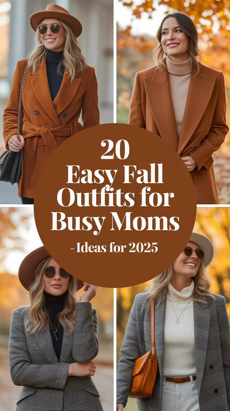 Easy Fall Outfits for Busy Moms – Ideas for 2025 That Are Cute, Stylish & Totally Wearable