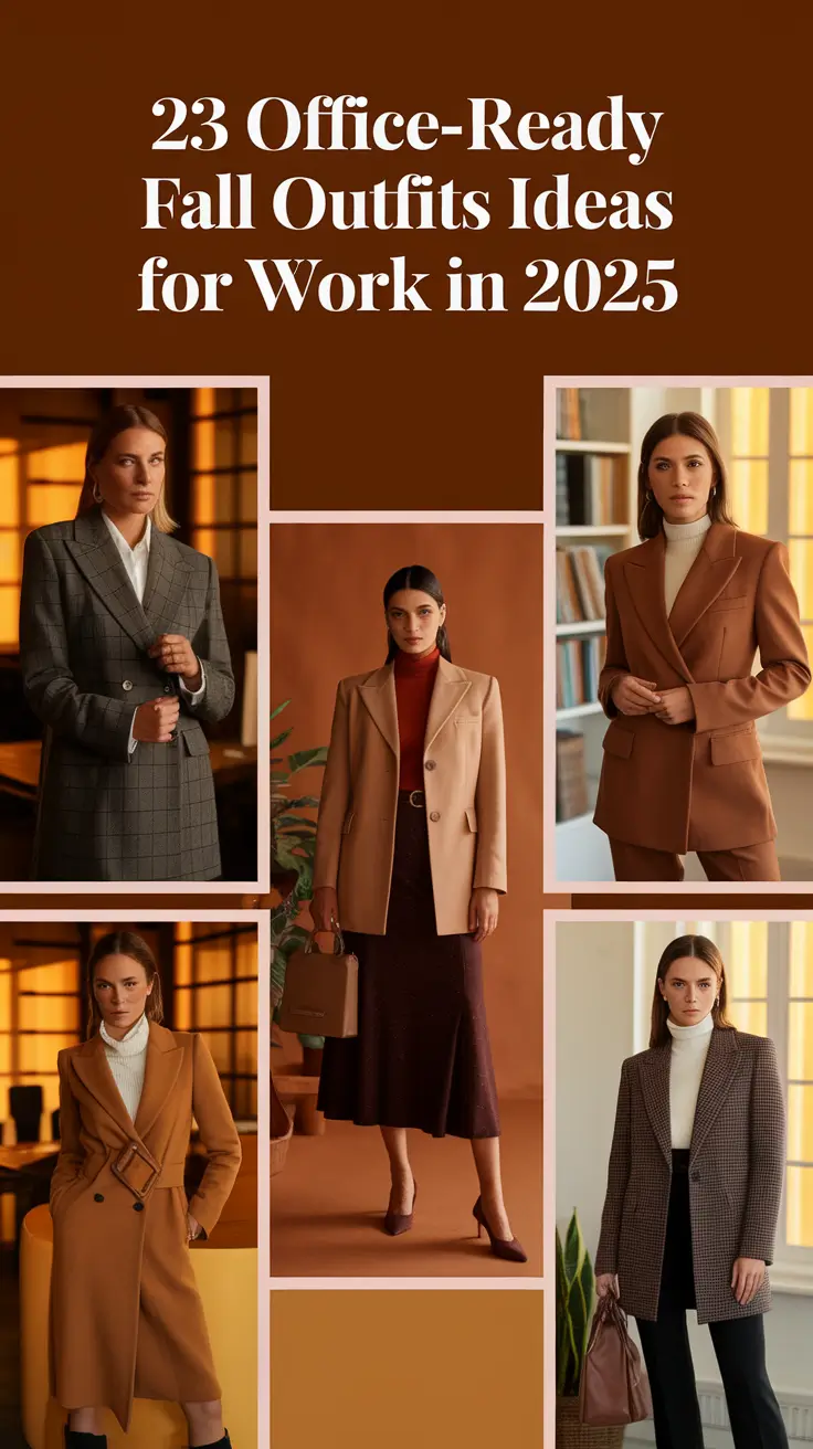 Office-Ready Fall Outfits Ideas for Work in 2025: Chic, Casual & Professional Looks for Every Body Type
