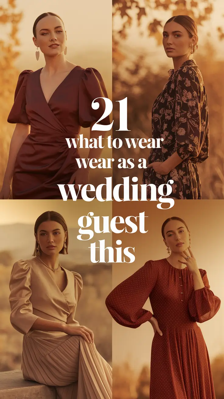 What to Wear as a Wedding Guest This Fall 2025: Stylish Looks from September to November