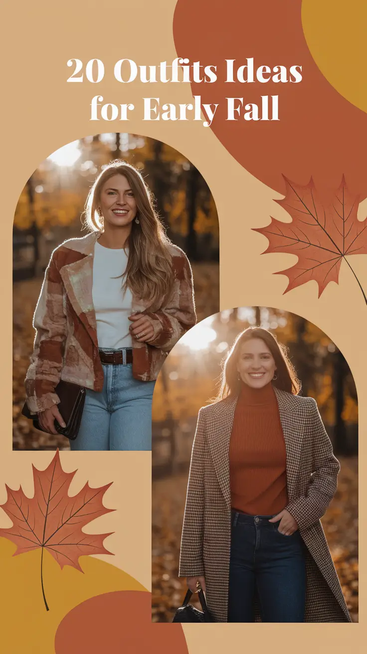 Outfits Ideas for Early Fall 2025: European-Chic Looks for Late-Summer Days & Work-to-Dinner Nights