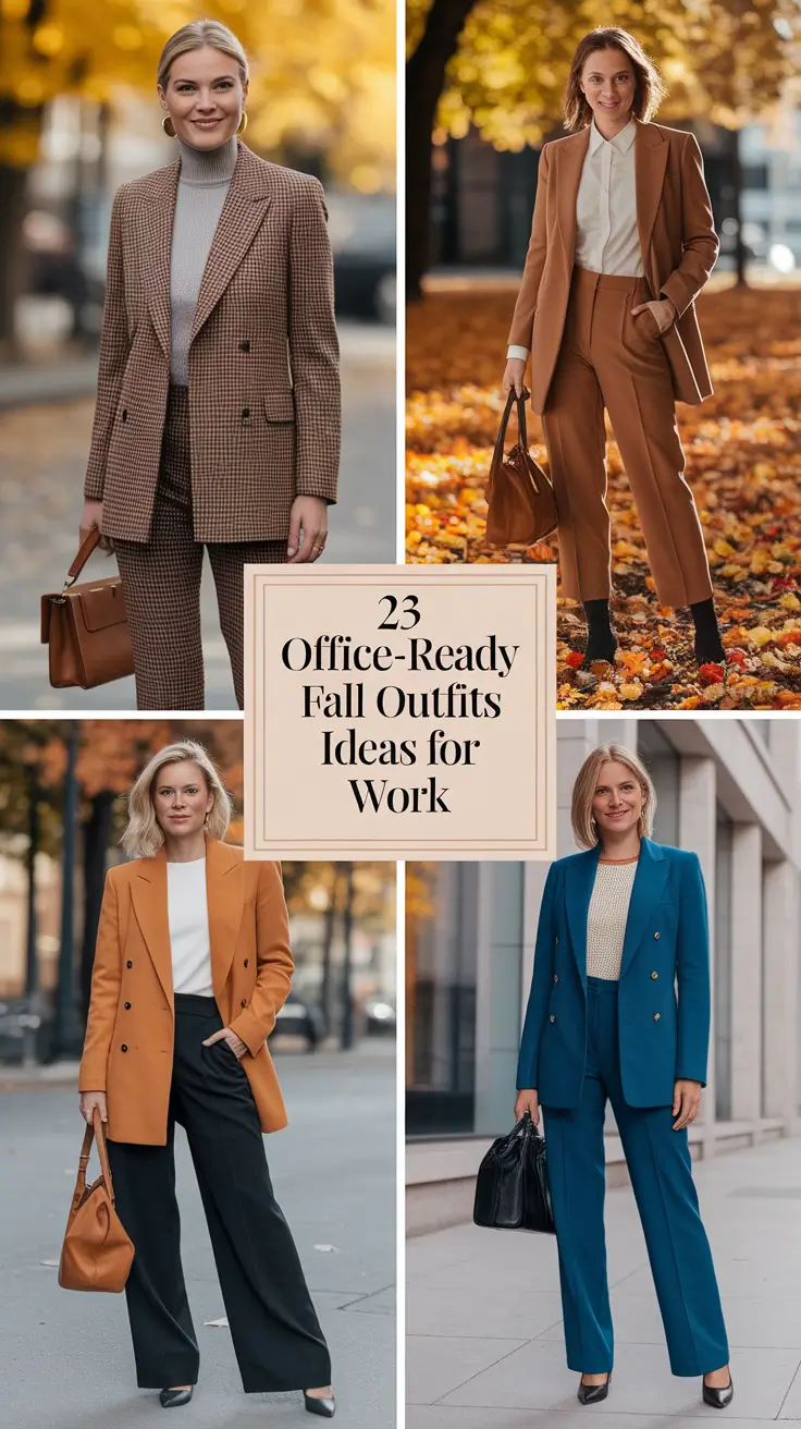 Office-Ready Fall Outfits Ideas for Work in 2025: Chic, Casual & Professional Looks for Every Body Type