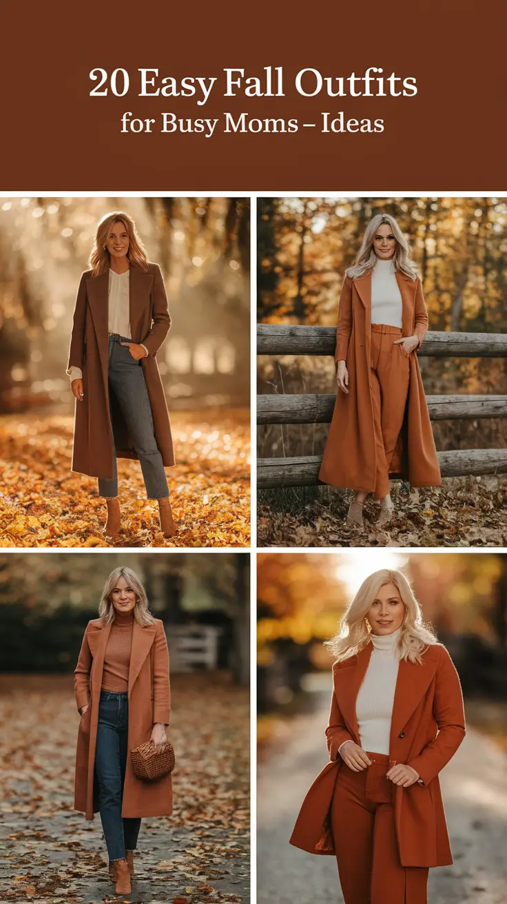 Easy Fall Outfits for Busy Moms – Ideas for 2025 That Are Cute, Stylish & Totally Wearable