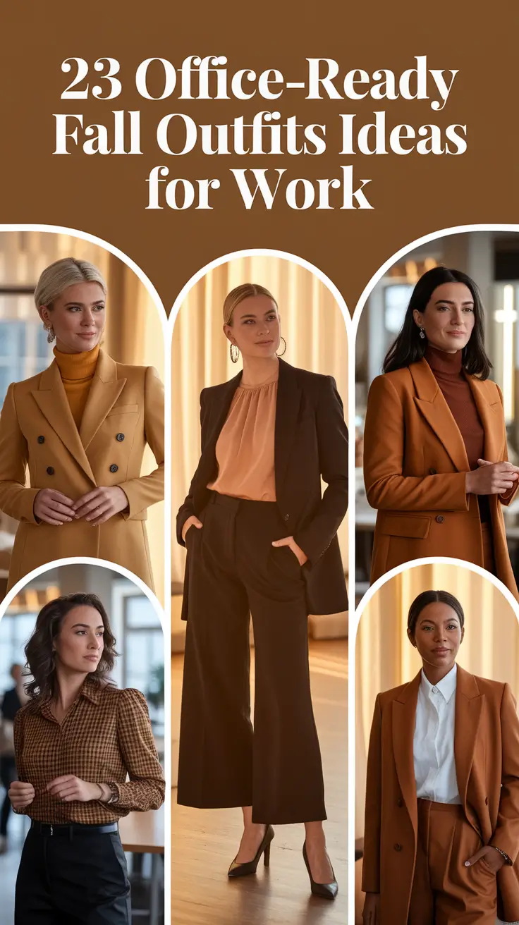 Office-Ready Fall Outfits Ideas for Work in 2025: Chic, Casual & Professional Looks for Every Body Type