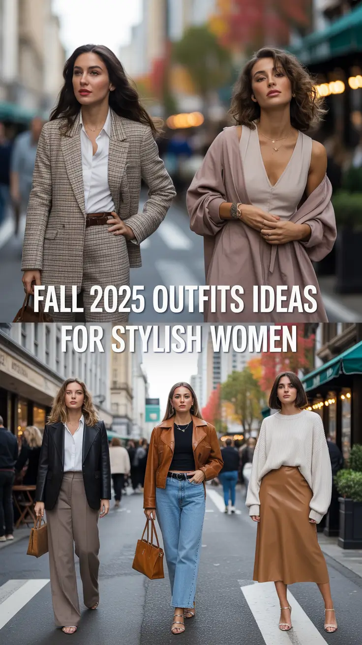 Fall 2025 Outfits Ideas for Stylish Women: 20 Casual & Classy Looks You'll Love