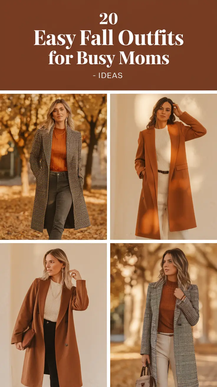 Easy Fall Outfits for Busy Moms – Ideas for 2025 That Are Cute, Stylish & Totally Wearable