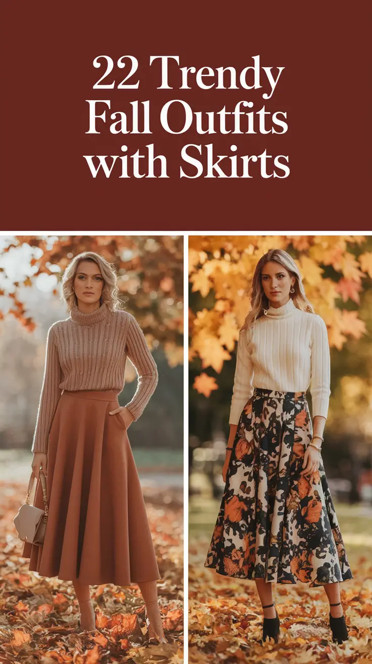 Trendy Fall Outfits with Skirts 2025: Cozy, Classy & Cute Ideas to Try This Season