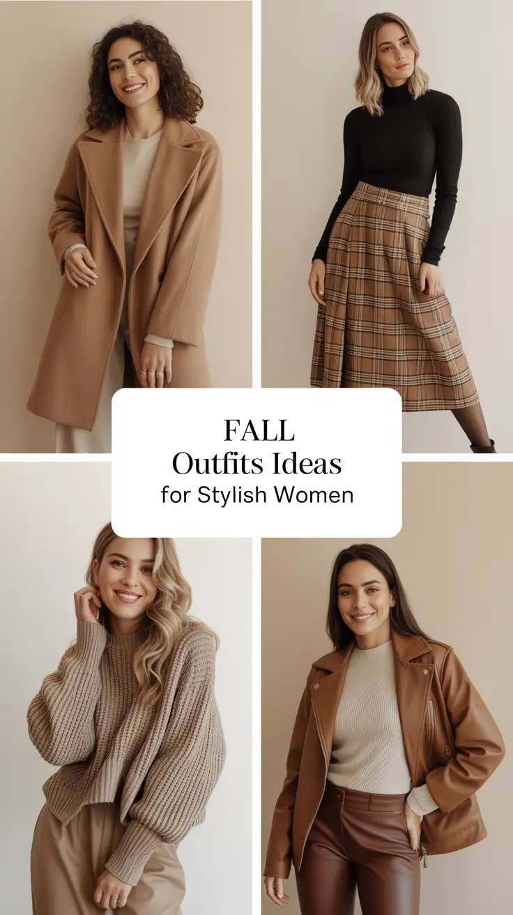 Fall 2025 Outfits Ideas for Stylish Women: 20 Casual & Classy Looks You'll Love
