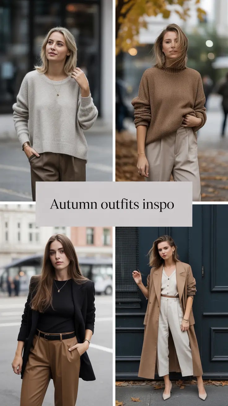 2025 Autumn Outfits Inspo: Aesthetic Classy Looks to Dress to Impress This Fall