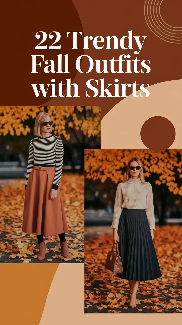 Trendy Fall Outfits with Skirts 2025: Cozy, Classy & Cute Ideas to Try This Season