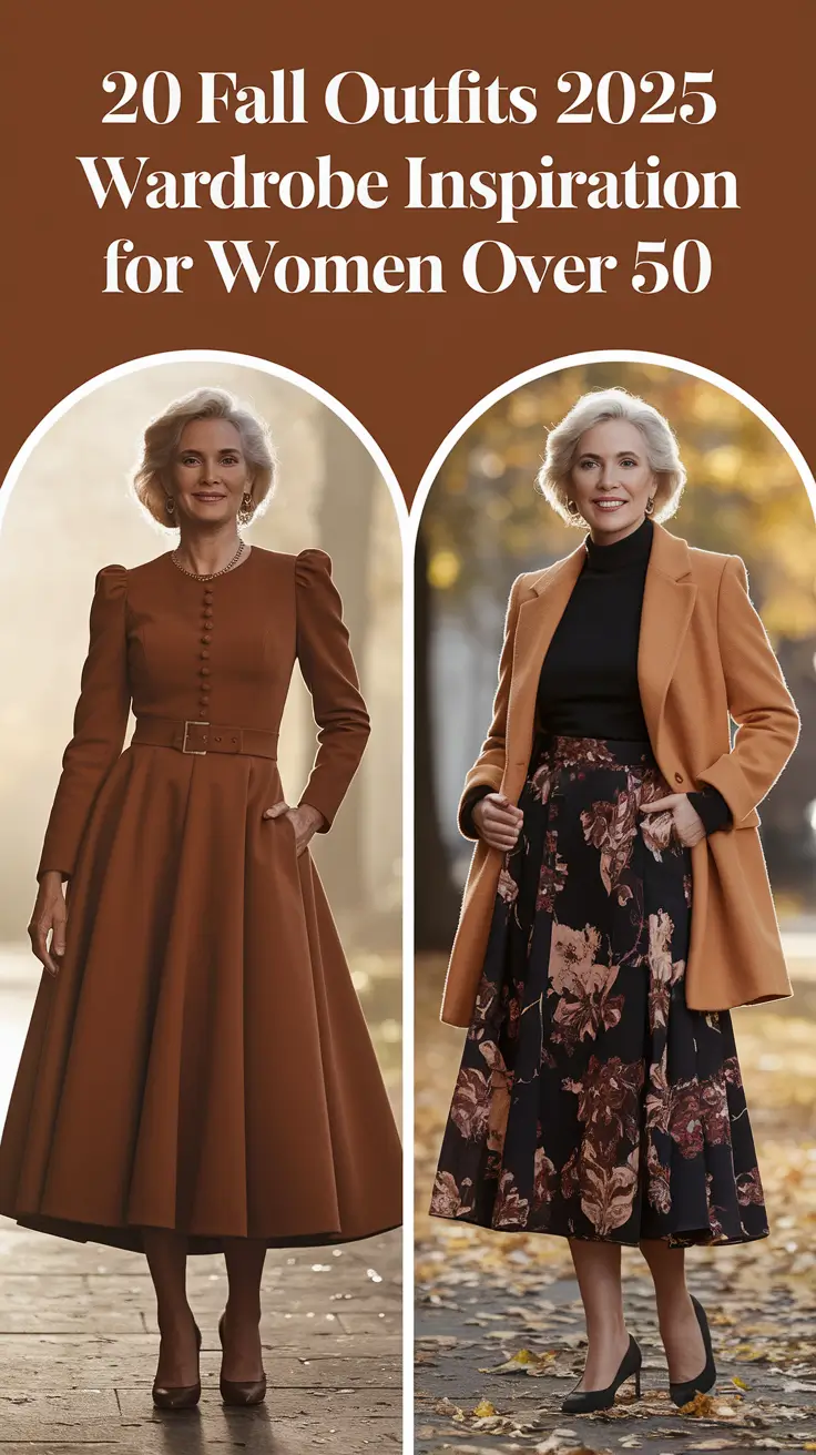 Fall Outfits 2025: Wardrobe Inspiration for Women Over 50 With Classy & Chic Touches