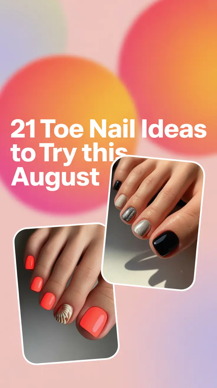 Toe Nail Ideas to Try This August 2025: Fresh Color & Design Inspiration