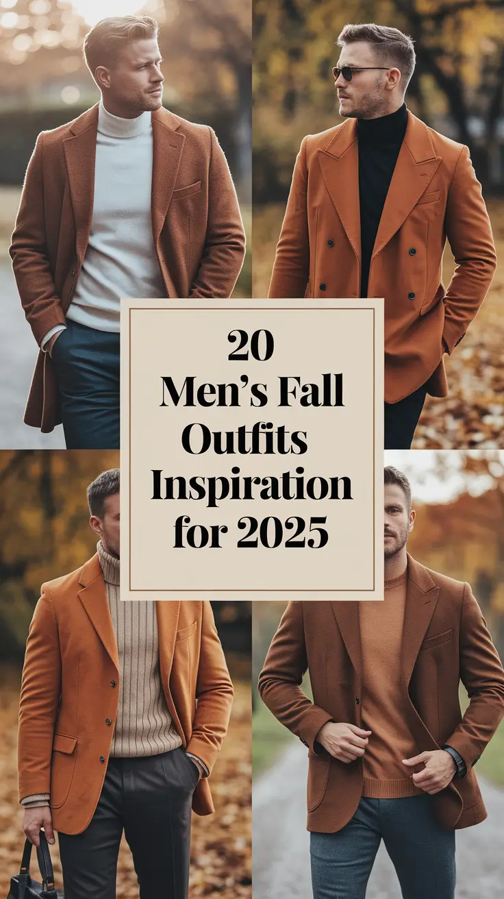 Men’s Fall Outfits Inspiration for 2025: From Casual Comfy to Classy Cool