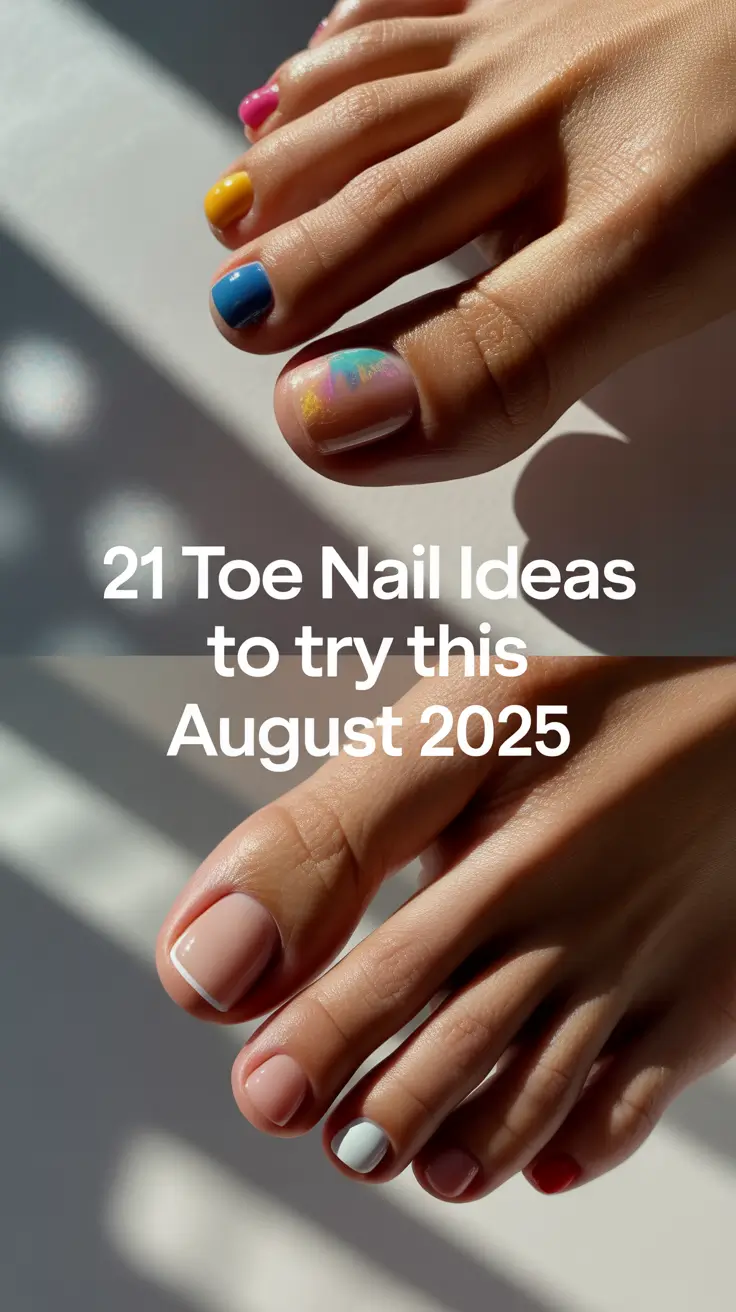 Toe Nail Ideas to Try This August 2025: Fresh Color & Design Inspiration